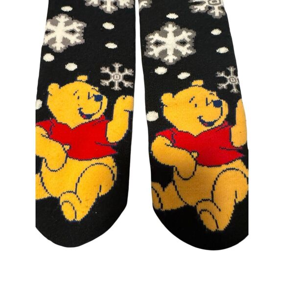 Vintage Pooh bear adult warm socks with grippers - EUC - Picture 1 of 4